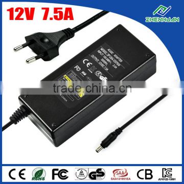AC/DC adapter 12V 7.5A recliner chair power supply