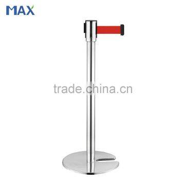 u shape bank queue system pole belt stanchions