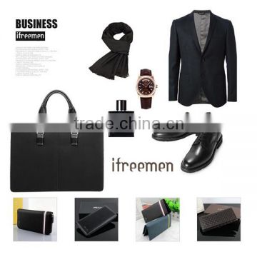 fashion light leather men's business shoulder bag Messenger bag shoulder bag computer bag