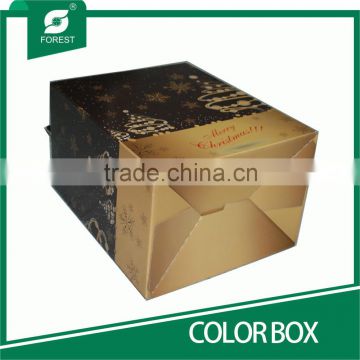PERSONALIZED FANCY CORRUGATED COLOR BOXES FOR CHRISTMAS GIFTS PACKAGING
