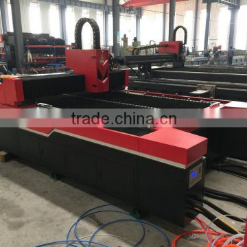 500W Fiber metal laser cutting machine used in metal stainless steel cut