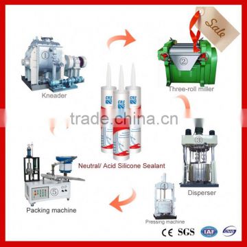 machine for fast curing silicone sealant