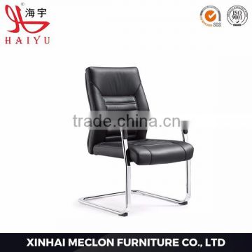 C103 Popular leather conference executive chair office chairs without wheels