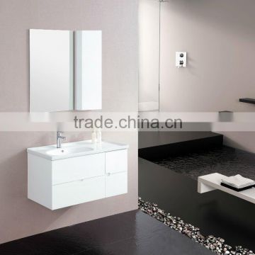 2012 Hot Sell White PVC Bathroom Cabinet