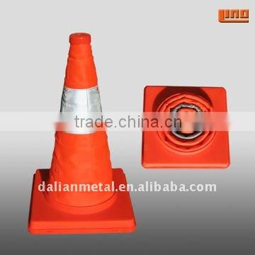 PP or ABS collapsible safety cone