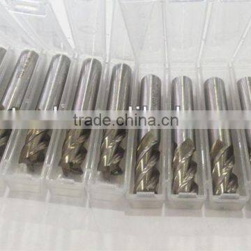 HSS end mill high precision 3/4Flute milling cutters for aluminium alloy