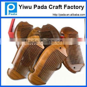Fish Shaped Customized Toothed Healthy Hair Care Sandal Wood Comb