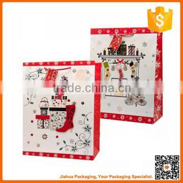 hot sale lovely christmas paper gift bag wholesale