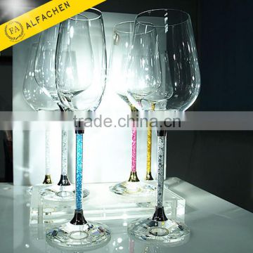 Capacity 6.1 oz Unique Champagne Glass Cylinder Wedding Champagne Glass
