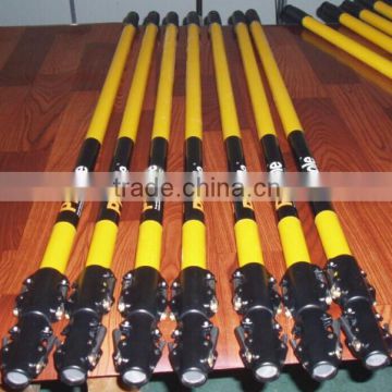 Telescopic handle type and fiberglass telescopic pole material for cleaning mop
