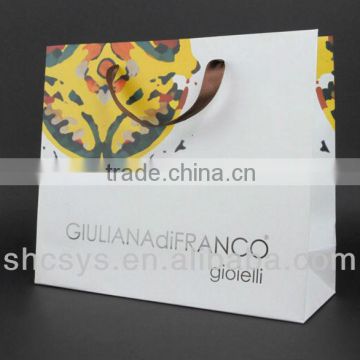 AEP 2013 New fashionable abstract art printing paper bag for famous brand