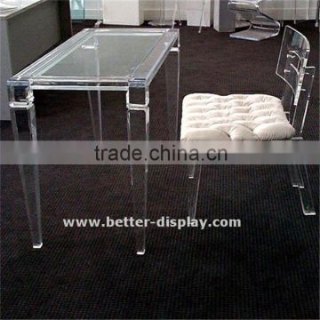 high quality acrylic large lucite coffee table