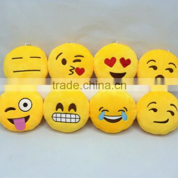 Manufacturer selling 4" Emoji plush toys hanging pendant ornament