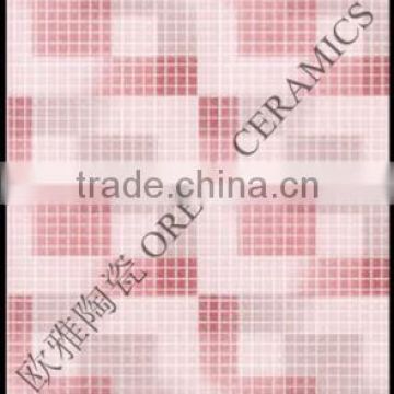 Silk printing ceramic wall tiles