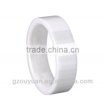 New White Ceramic Ring, Women's White Ceramic Ring, Womens' Wedding Ring, Ladies' Ceramic Ring