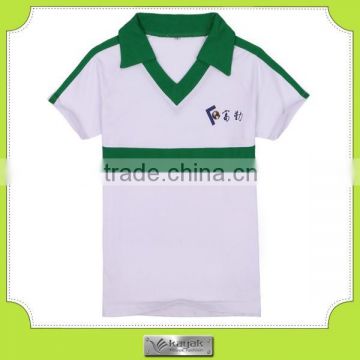 100% cotton new design summer school polo shirts for kids
