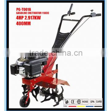 4HP Gasoline Power Chinese Cheap Hand Cultivator Hand Tiller For Sale