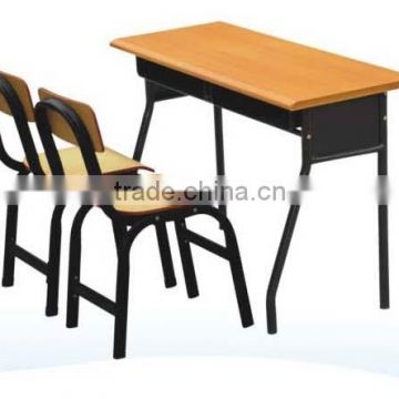 Cheep Detachable 2-person desk & chair school furniture A-130