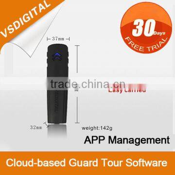 2015 high quality panic alarm guard tour reader