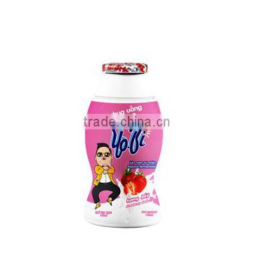 YoBi Sterilized drinking yoghurt: Strawberry 110ml