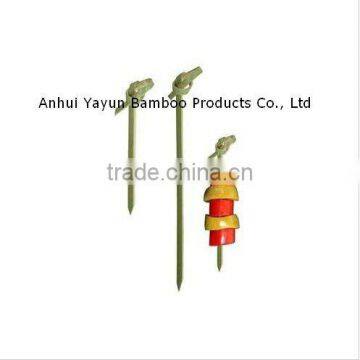 bamboo skewers with flower knot