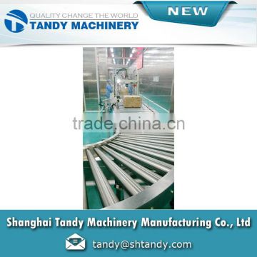 Low price crazy selling wrapped roller conveyor
