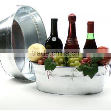 Decorate Home And Garden Metal Planter | Galvanized Ice Beer Tub Planter | Metal Planter