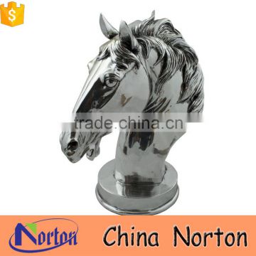 classical horse head stainless steel outdoor sculpture for wholesale NTS-574X