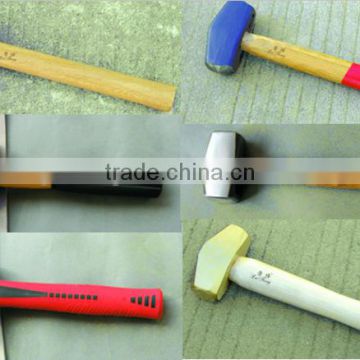 American type Stoning hammer with wooden handle