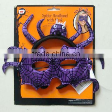 spider headband with mask set