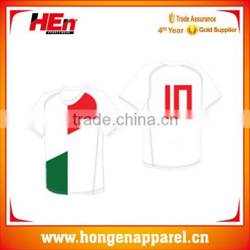 Hongen vintage soccer jersey goalkeeper shirt/cheap blank soccer jersey