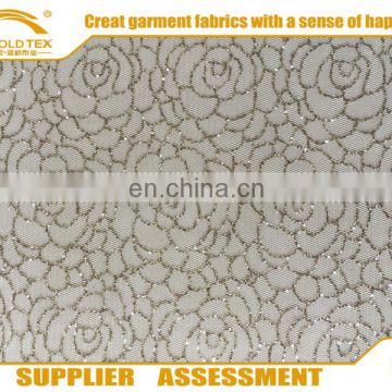 Good Quality Fabric 100% Polyester Mesh Fabric With Metallic
