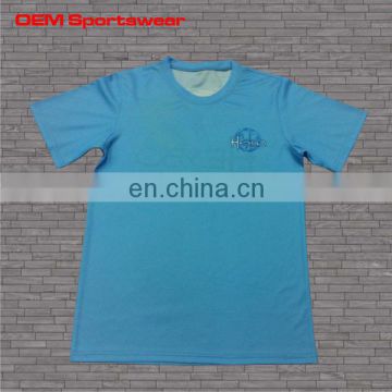 Dry fit polyester custom design sports t shirts