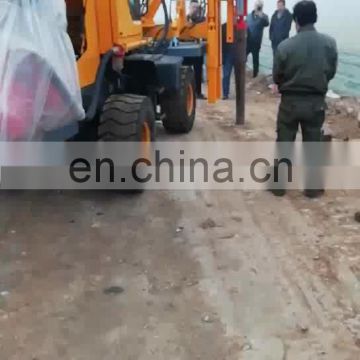 China guardrail installation pile driver equipment for highway guardrail