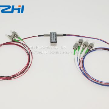 2x4 Fibre Optical Switches Duplex 1x2 Opto-Mechanical In Relay Hub Module