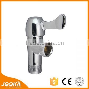 China suppliers chrome plated zinc alloy angle valve