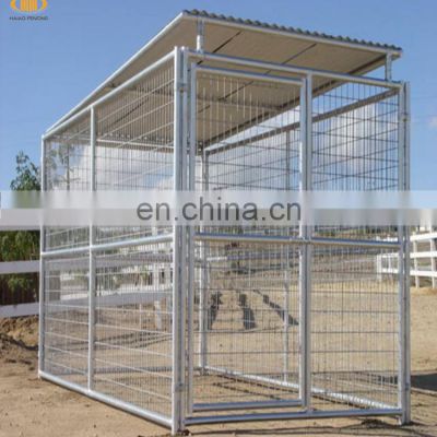 hot sale hot dipped galvanized metal large dog kennel for sale