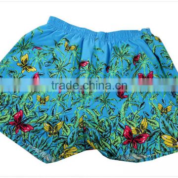 Blue Butterfly cotton Underwear, MEN boxer short, pantalones, unter hose