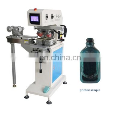 Pneumatic tampografia 2 color small size plastic bottles pad printer printing machine