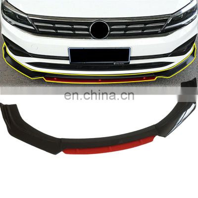 Glossy Black Color Front Lip Universal For BMW F30 Front Lip