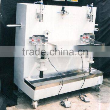 Semi Automatic liquid filling Machine with two head