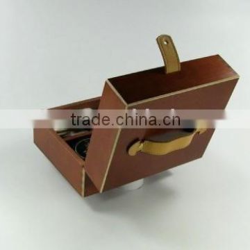 wooden shoe polish box