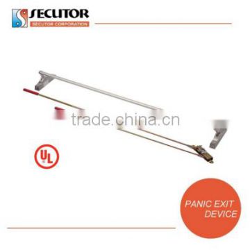 Taiwan UL Fire Rated Panic Exit Door Cross Push Bar For Double Leaf