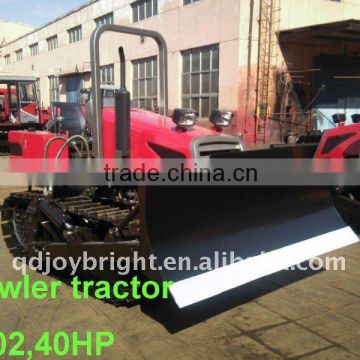 40HP farm steel CRAWLER TRACTOR,diesel engine,with ROPS,BLADE,rear suspension,agriculture machine,bulldozer