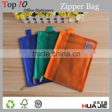wholesale slider zipper bag pvc zipper pouch bag clear file bag with zipper storage bag