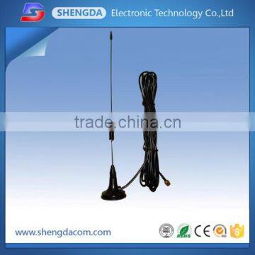 High performace 800-1900MHz/900-1800MHz Internal dual band magnetic mount antenna with stainless steel whip