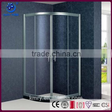 Fan-shape Aluminium Sliding Glass Shower Door (KT6509)