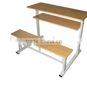China New Design New Colorful adjustable school desk and chair
