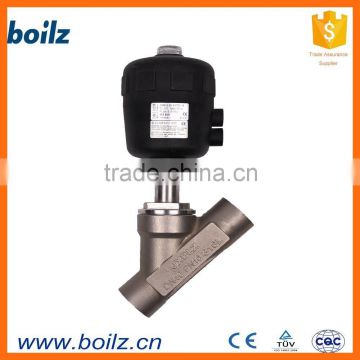 chinese supplier 2/2-way pneumatic angle seat valves DN 50 with flange