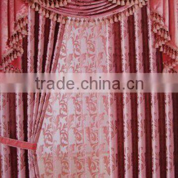 jacquard polyester curtain fabric blackout for bedding room                        
                                                Quality Choice